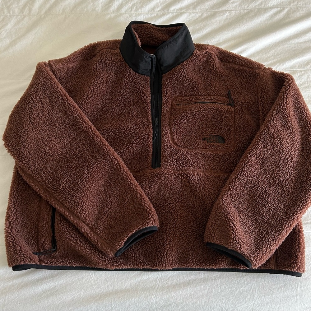 The North Face Sherpa Fleece Half-Zip Jacket SZ XXL